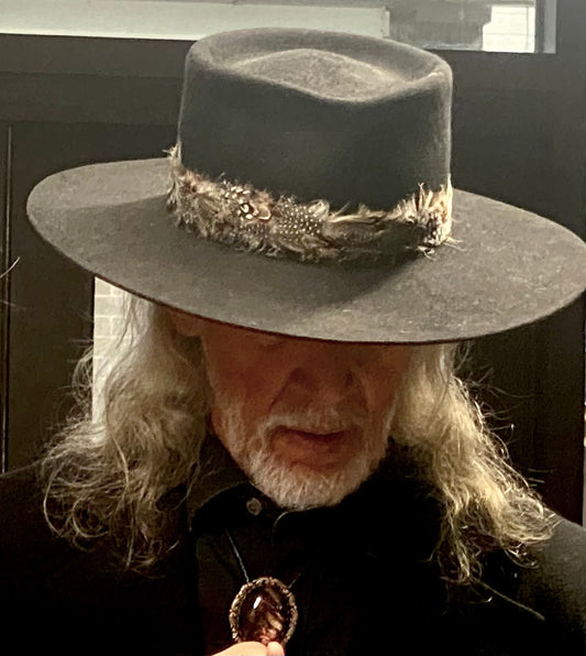 Genuine (young) Eagle feather Hat Band