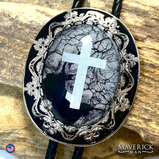 Christian bolo tie and buckle set - can buy separately