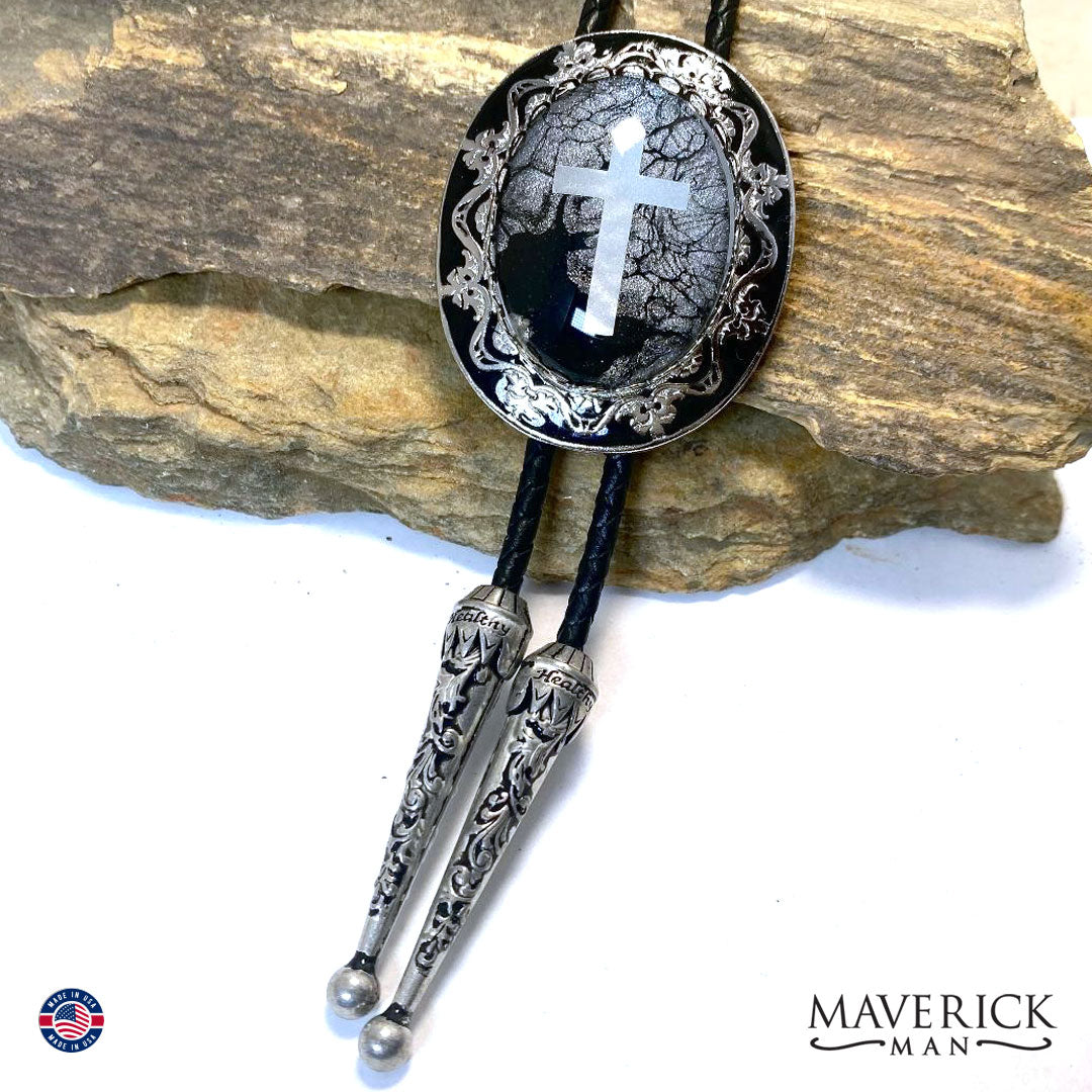 Christian bolo tie and buckle set - can buy separately