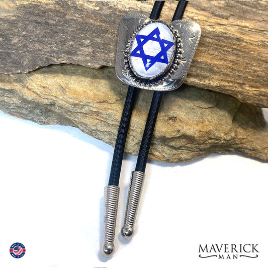 Star of David bolo tie - show your support for Israel