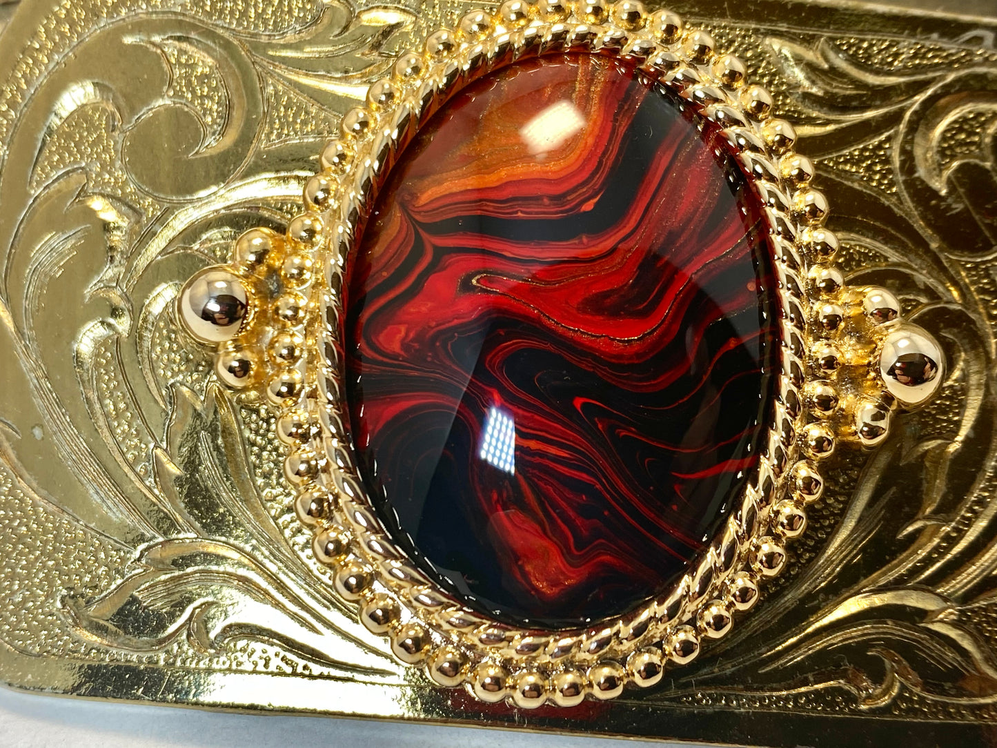 handcrafted belt buckle