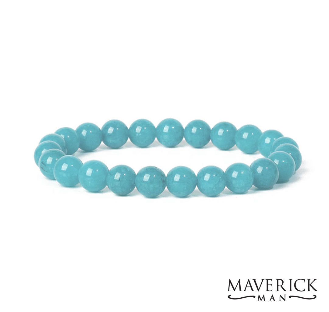 Aquamarine Beaded Bracelet
