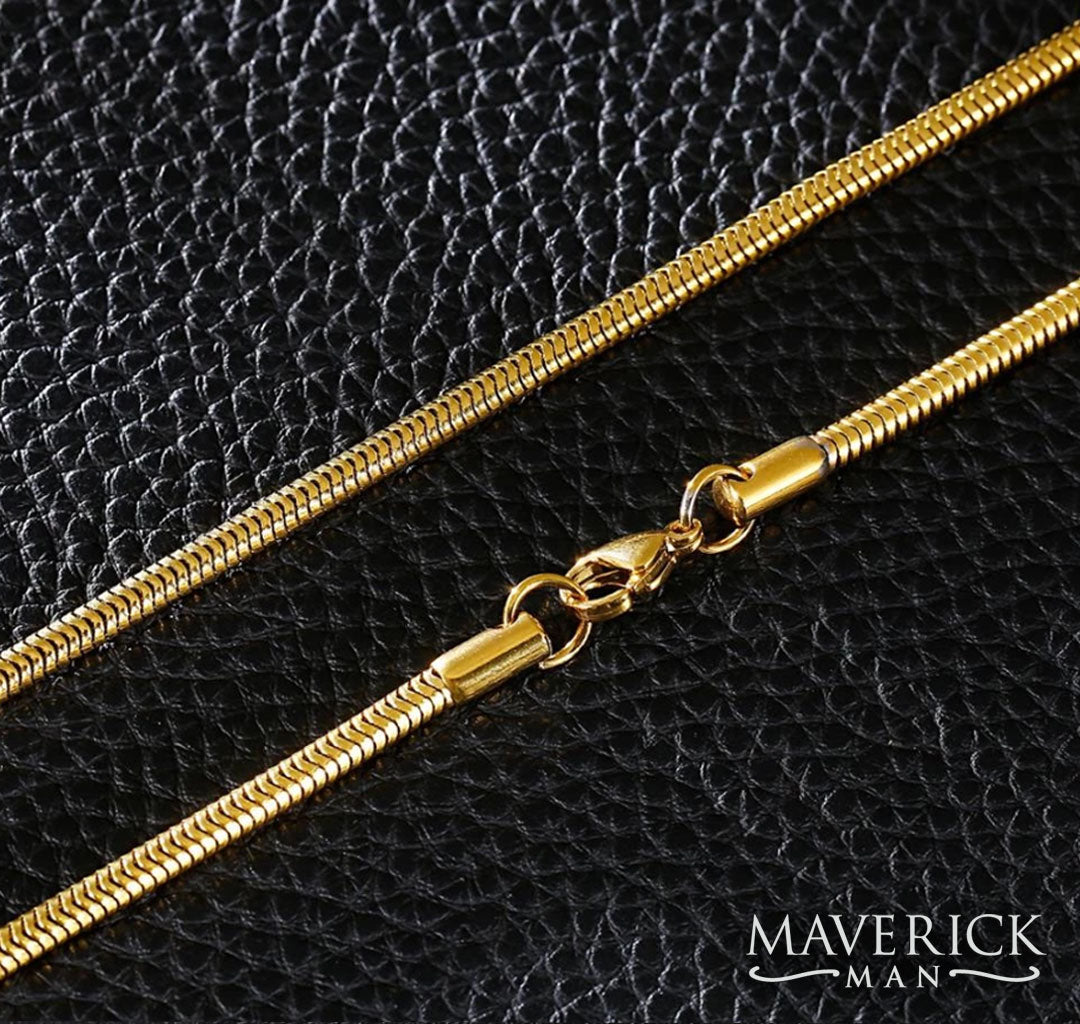 Stainless Steel snake chain - color and length choices - 2.5mm