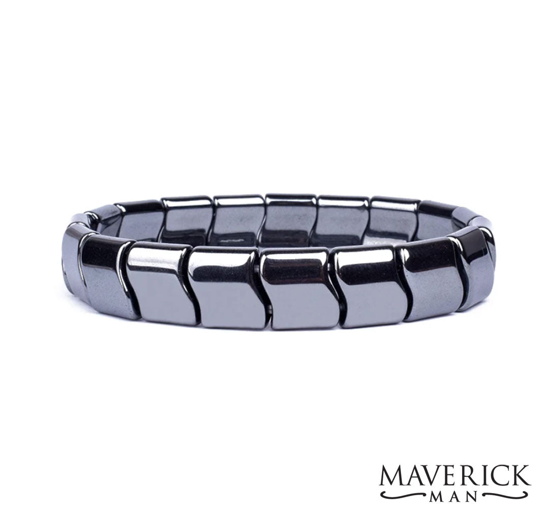 Hematite Wave bracelet