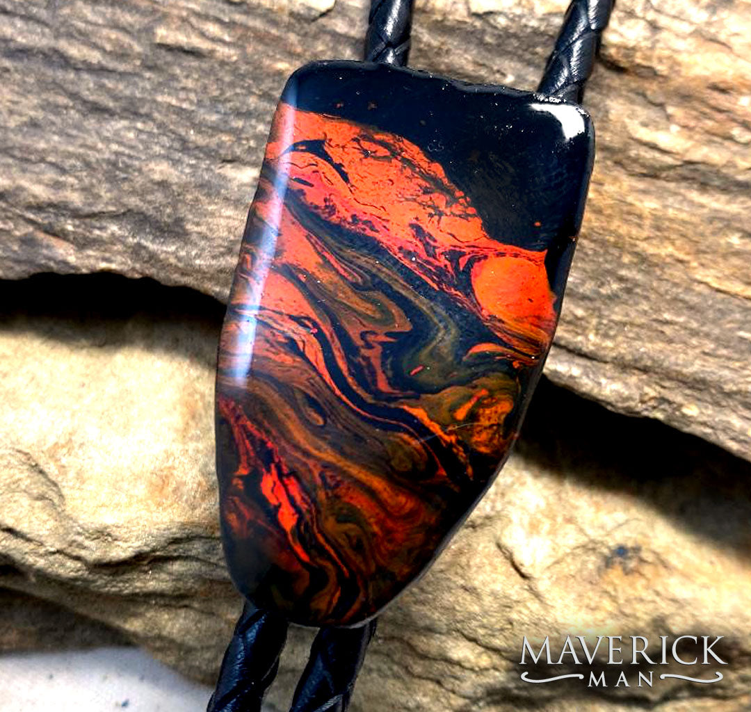 New fox palette on medium sized bolo made from slate