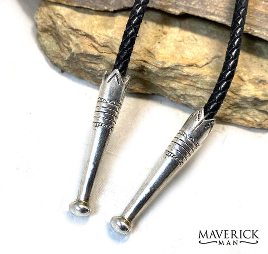 Large slate bolo with stainless steel cross