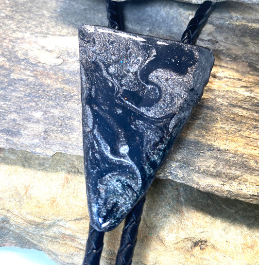 Arrowhead-ish bolo tie made from slate