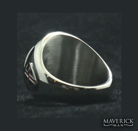 Armor of God ring in stainless steel - Knight ring