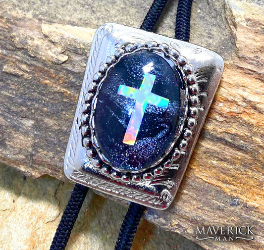 Smaller, modern Christian bolo with holographic cross