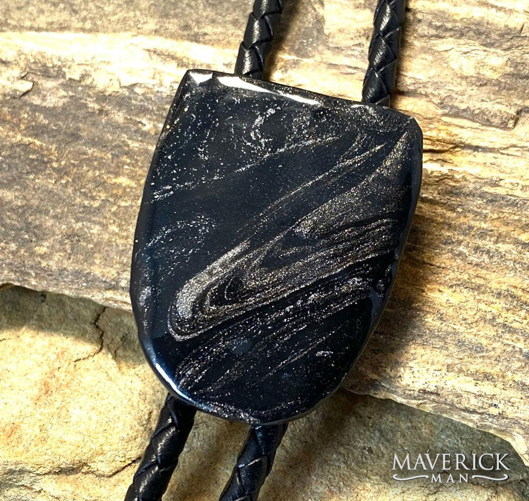 Simple slate bolo with our top-selling black and platinum