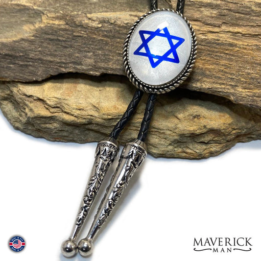 Star of David bolo tie - show your support for Israel