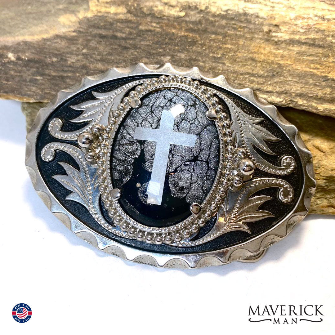 Christian bolo tie and buckle set - can buy separately