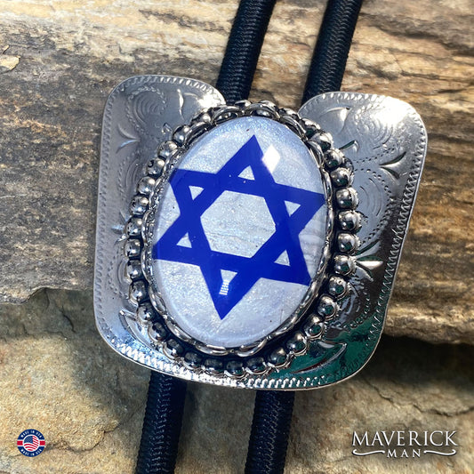 Star of David bolo tie - show your support for Israel