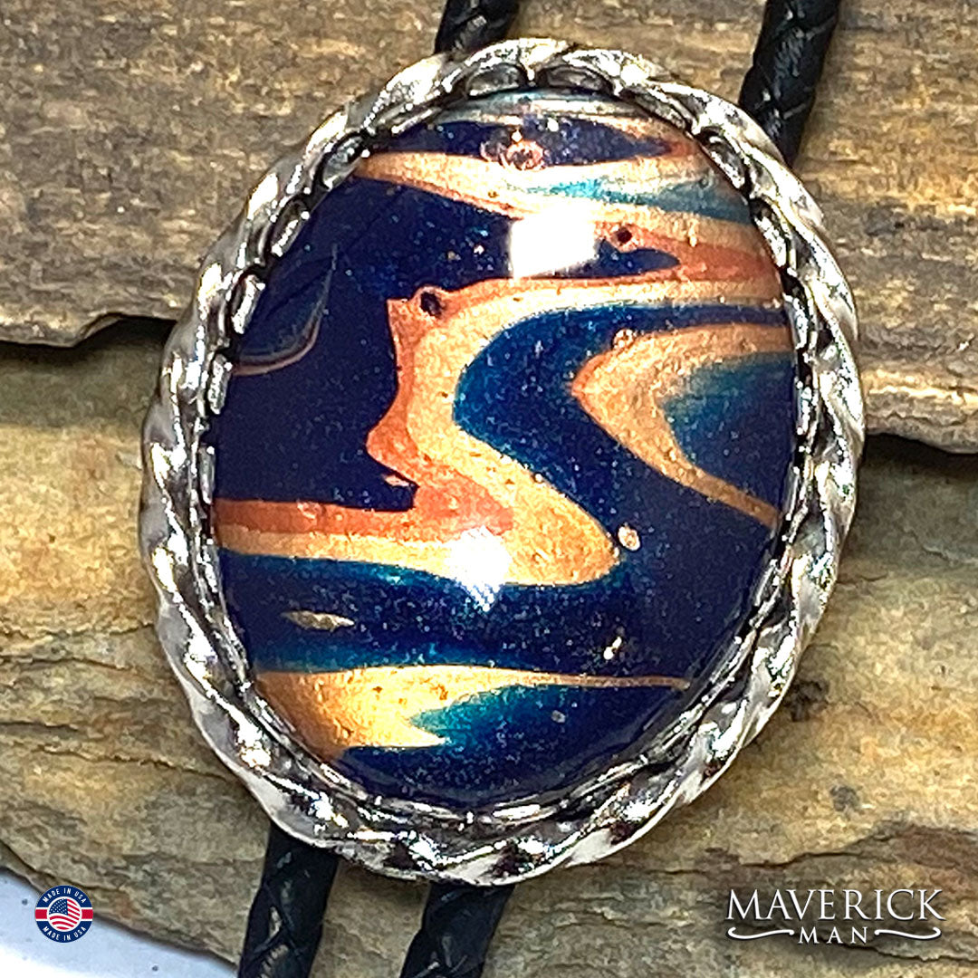 Striking bolo and buckle set with from our OWL collection