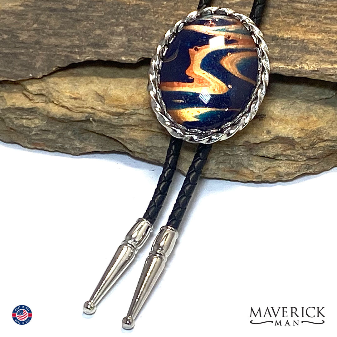 Striking bolo and buckle set with from our OWL collection