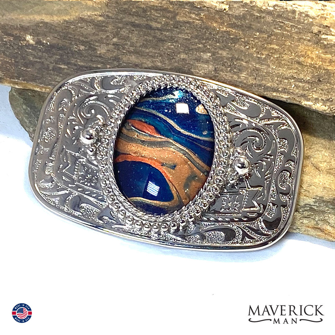 Striking bolo and buckle set with from our OWL collection