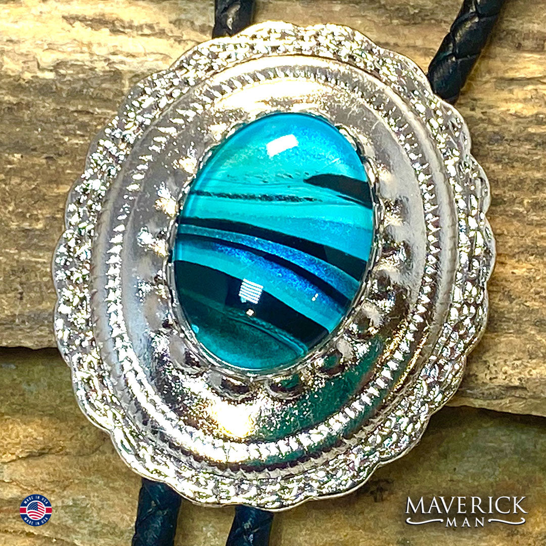 Bolo and buckle set from our Blues collection