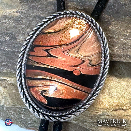 Handsome bolo and buckle set with from Earthtones collection