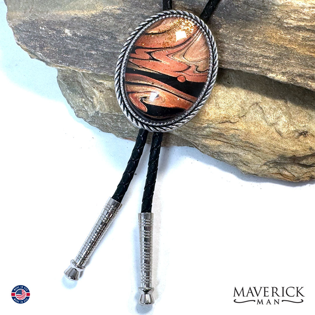 Handsome bolo and buckle set with from Earthtones collection