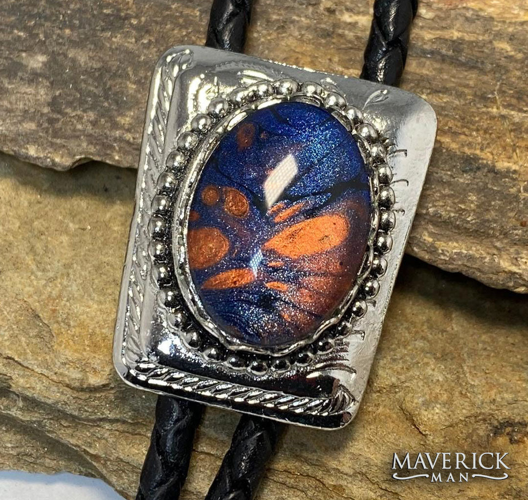 Bolo tie in OWL colors