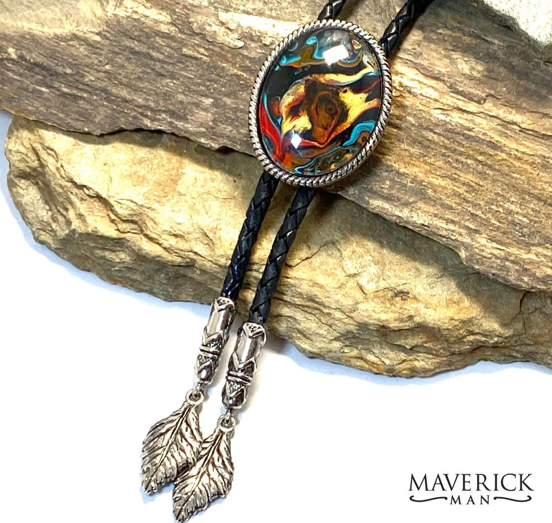 Bolo Ties in southwestern colors