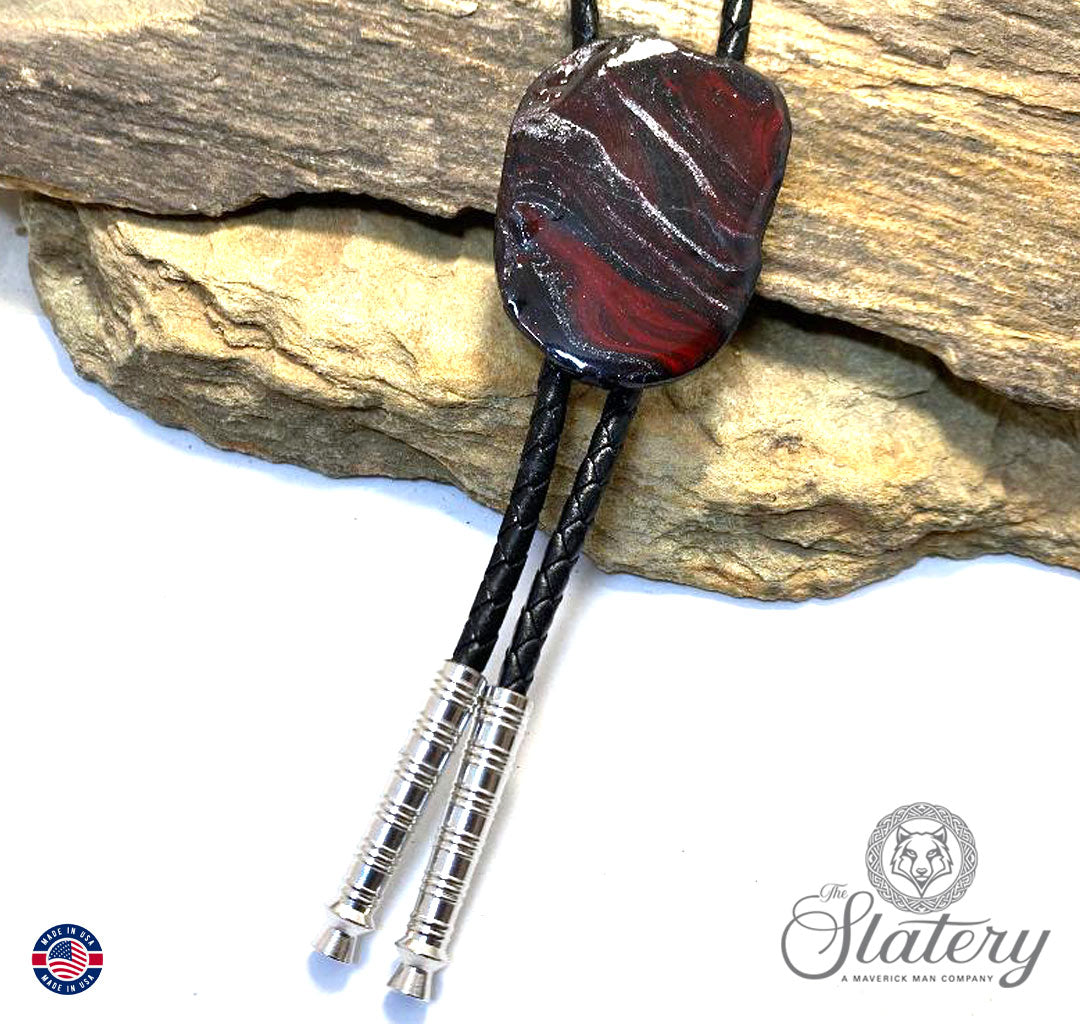 slate bolo ties