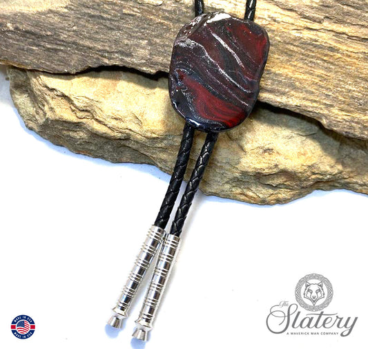 slate bolo ties