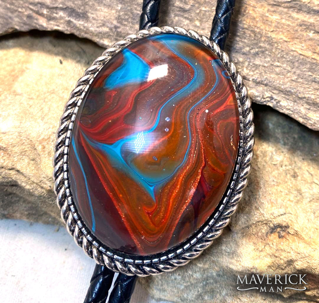 Good-looking large bolo with the colors of the southwest